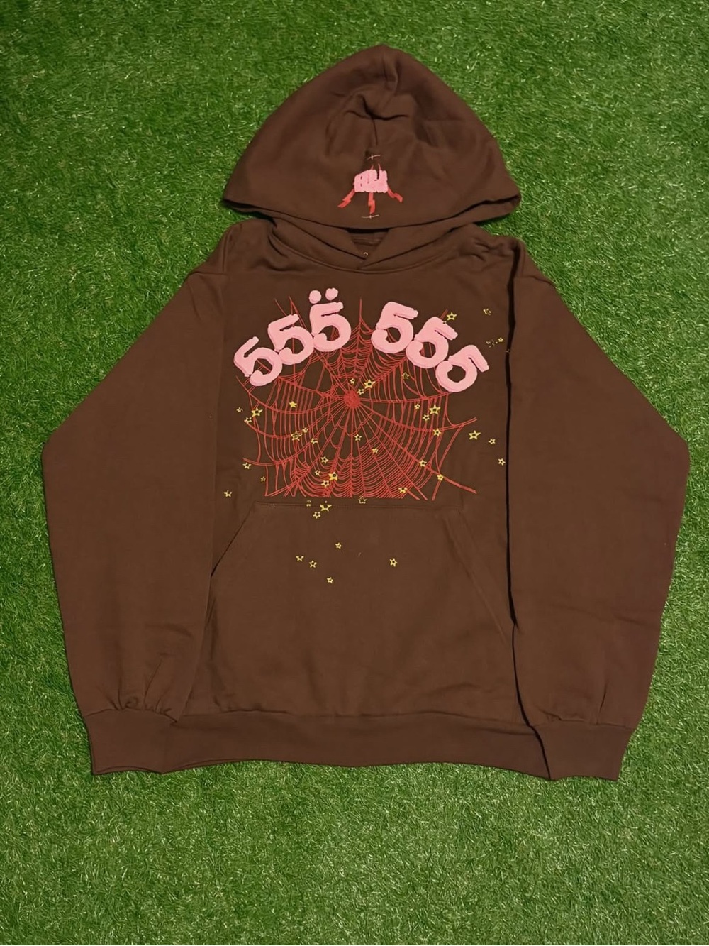 Brown 555 With Red Web